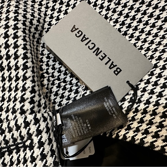 NWT Balenciaga Pied de poule wrap skirt - Picture 7 of 11